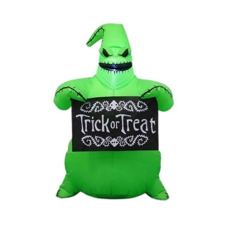 Gemmy Airblown 3.5 ft. LED Prelit Jack Skellington Oogie Boogie Inflatable 228492